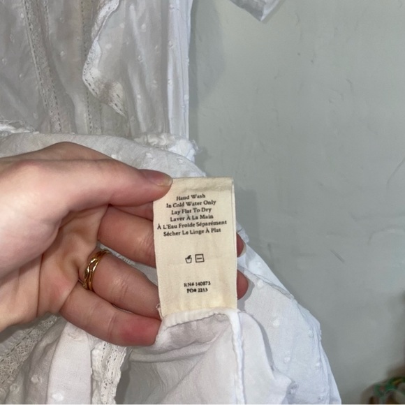 LoveShackFancy Natasha dress white size M. Excellent condition, worn once. - Picture 12 of 14